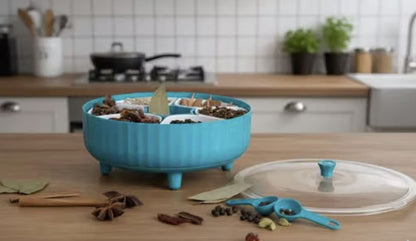7 Compartment 360 Degree Rotating Masala Box